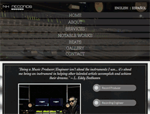 Tablet Screenshot of nhrecords.com